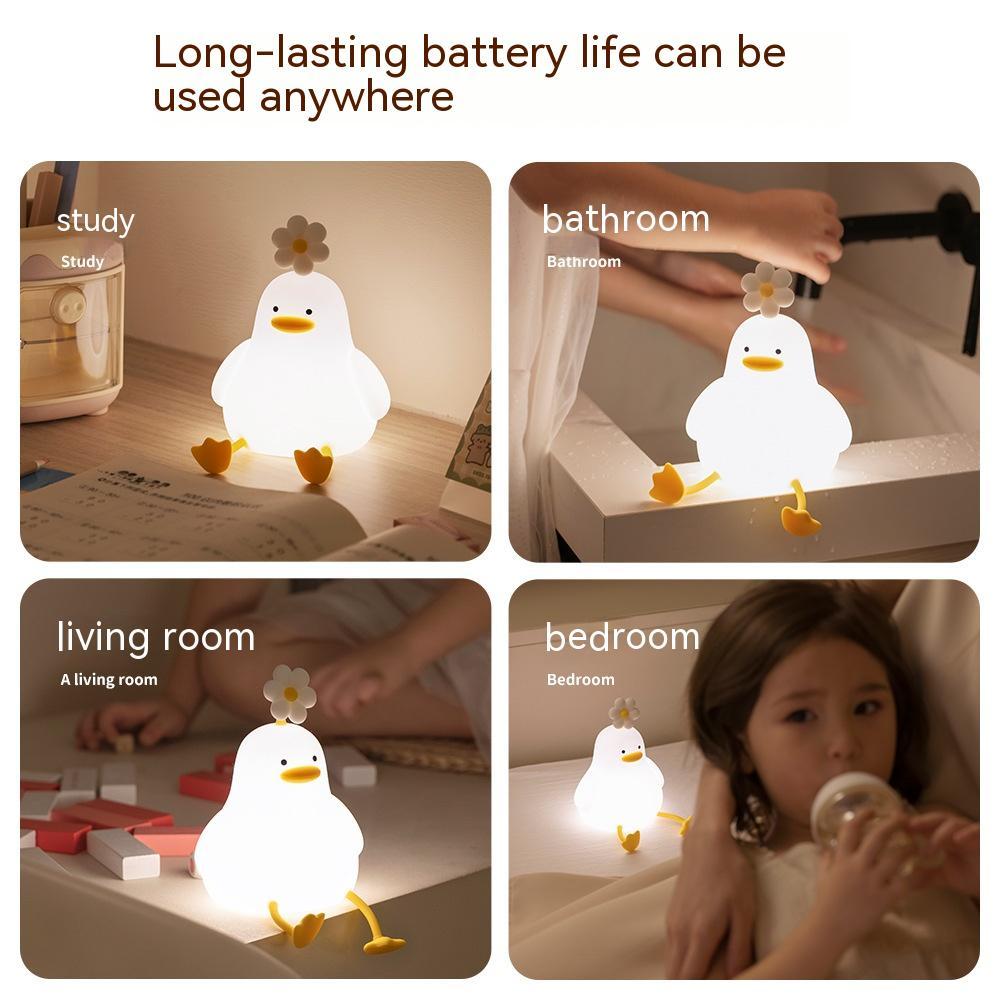 Flower Duck Night Lamp