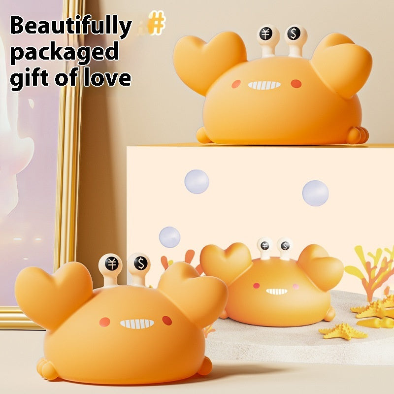 Gold Clamp Crab Night Lamp